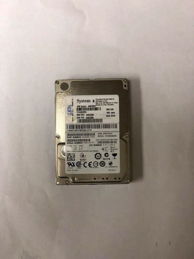 Main image of ST9300503SS IBM 44W2268 300GB 10K 6G SFF 2.5 SAS HDD HARD DRIVE