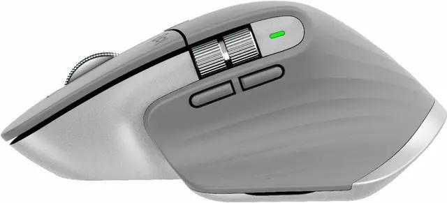 Alt view image 12 of 13 - Logitech MX Master 3 Advanced Wireless Mouse - Mid Grey