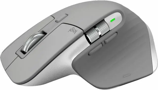 Alt view image 11 of 13 - Logitech MX Master 3 Advanced Wireless Mouse - Mid Grey