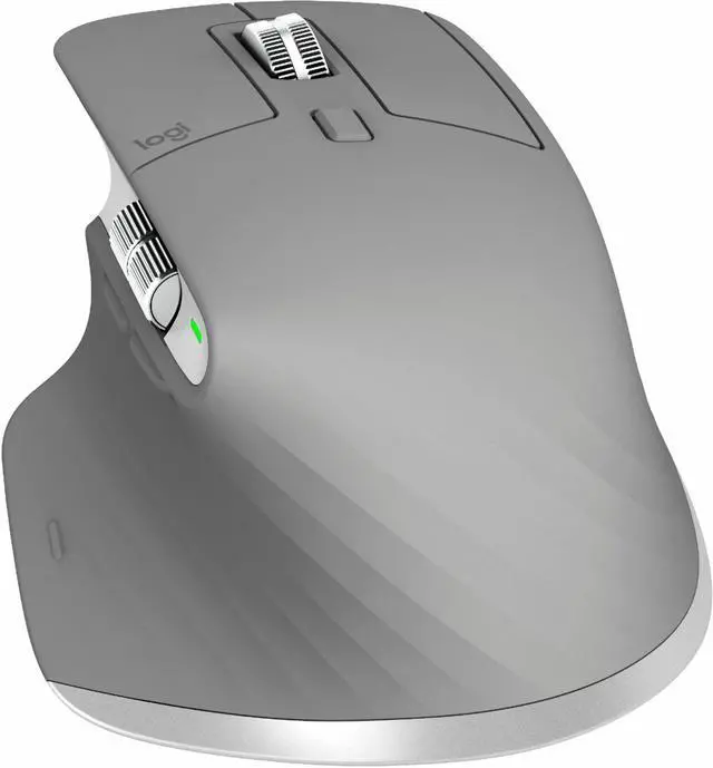 Alt view image 10 of 13 - Logitech MX Master 3 Advanced Wireless Mouse - Mid Grey