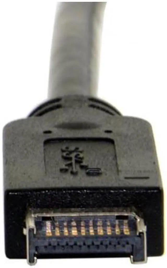 Alt view image 3 of 6 - USB 3.1 Front Panel Header to USB-C Type-C Female Extension Cable 40cm with Panel Mount Screw UC-037