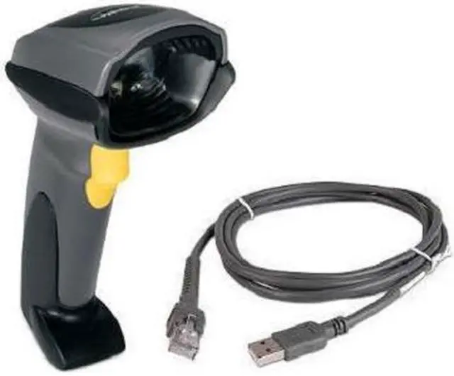 Main image of Symbol DS6708 Series barcode scanner DS6708-SR20007ZZR Barcode Scanner (Black) - Scanner with usb cable DS6708-SR