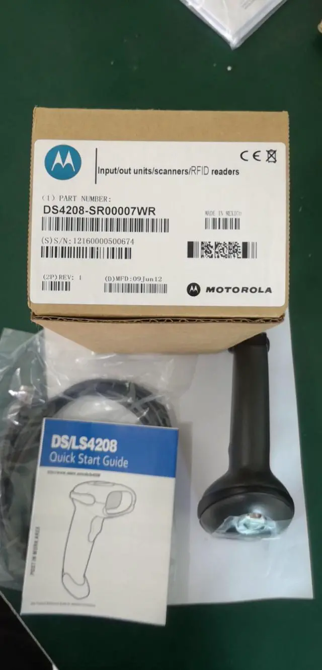 Alt view image 2 of 2 - Symbol DS4208 Series barcode scanner DS4208-SR Handheld 2D Omnidirectional Barcode Scanner/Imager with USB Cable DS4208-SR00007WR
