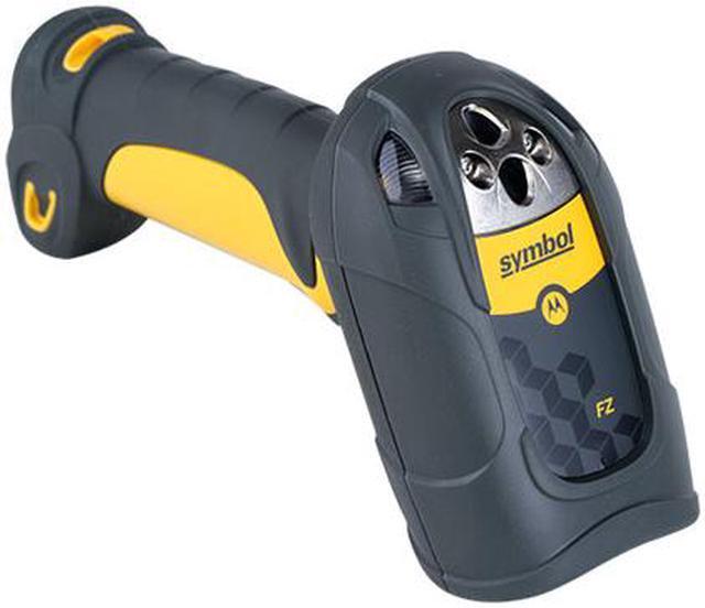 Alt view image 2 of 3 - Symbol LS3578 Series barcode scanner LS3578-FZ Barcode Scanner (Yellow) - USB Kit with Base