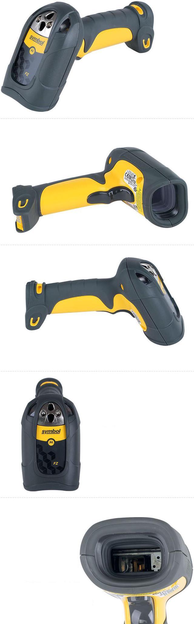 Alt view image 3 of 3 - Symbol LS3578 Series barcode scanner LS3578-FZ Barcode Scanner (Yellow) - USB Kit with Base