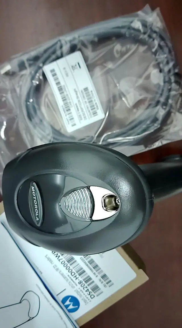 Main image of Symbol DS4208 Series 2D Handheld barcode scanner DS4208-HD00007WR Barcode Scanner 2D  with USB Cable DS4208-HD Scans 2D / 1D / QR Code Bar code scanner