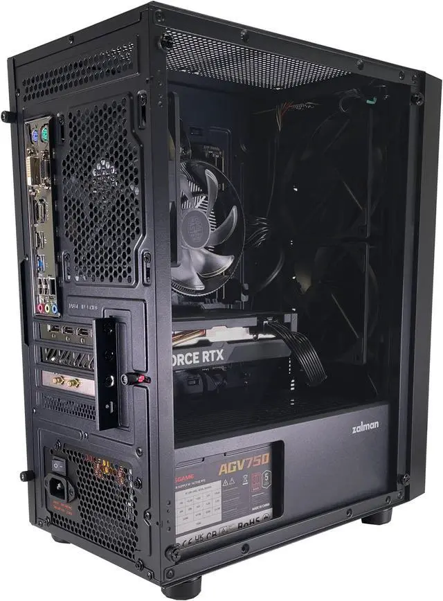 Alt view image 3 of 4 - GRI Pure Pro Desktop | Ryzen 5 5600x | 32GB DDR4 | RTX 3060Ti 8GB | 1TB NVMe | WiFi 6E Built-in