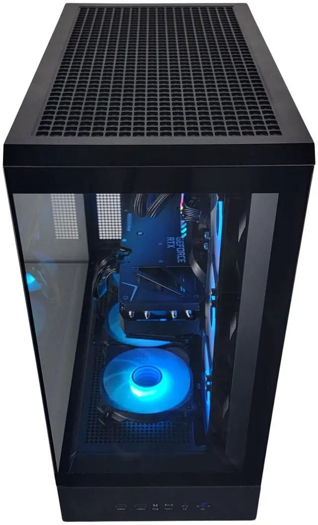 Alt view image 4 of 6 - GRI Gaming Desktop | Ryzen 7 9700X | 32GB DDR5 | RTX 5070 12GB | 1TB NVMe | 360MM Water Cooler | WiFi 6E Built-in