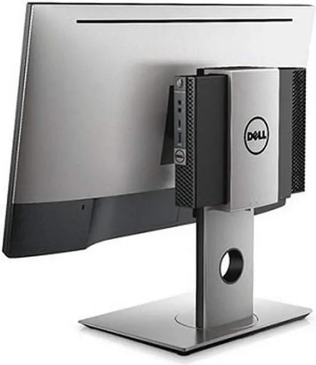 Alt view image 3 of 6 - Dell OptiPlex 3070 Micro Workstation Bundle | Wireless Keyboard and Mouse | 24in Dell Monitor | Wi-Fi | 1080P Webcam