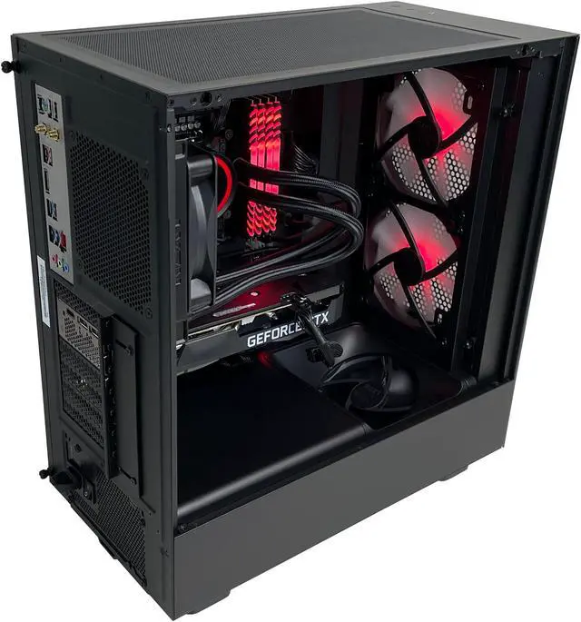 Alt view image 4 of 4 - Code Red Gaming Desktop | i7-12700f | 16GB | RTX 3060ti | Kraken 120 Water Cooling | 1TB NVMe | ARGB | Wi-Fi