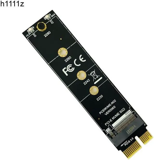 Main image of M.2 NVMe SSD PCI-E Adapter PCI Express 3.0 x1 M Key Connector High Speed Expansion Card Support 2230 2242 2260 2280 Size M.2 SSD