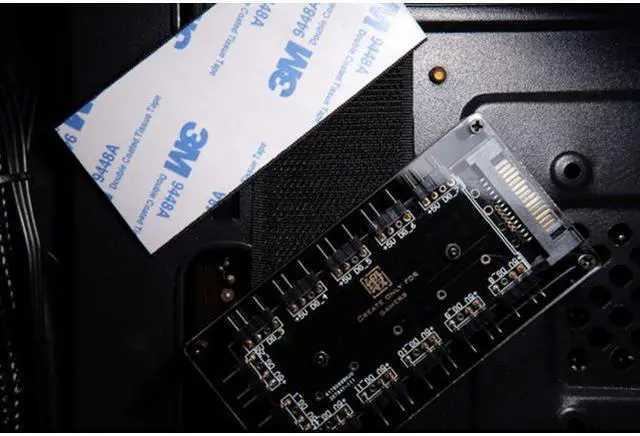 Alt view image 4 of 5 - RGB Fan Controller For ASUS AURA 5V 3 Pin RGB Hub SYNC Splitter 3Pin Header Motherboard Fan Magic Synchronous Fan Controller PC