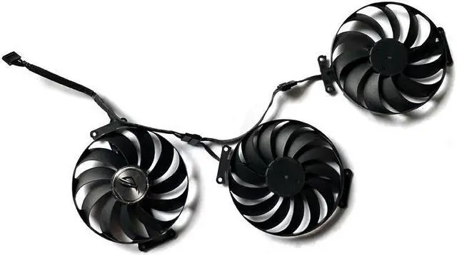 Alt view image 2 of 6 - 3pcs Cooling Fan 7PIN CF1010U12S T129215SU FDC10U12S9-C RTX 3090 GPU FAN For ASUS ROG STRIX RTX 3070 3080 Ti 3090 GAMING