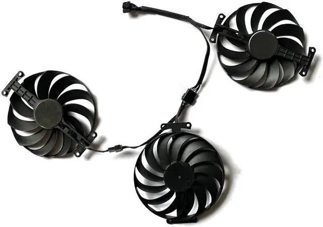 Alt view image 4 of 6 - 3pcs Cooling Fan 7PIN CF1010U12S T129215SU FDC10U12S9-C RTX 3090 GPU FAN For ASUS ROG STRIX RTX 3070 3080 Ti 3090 GAMING