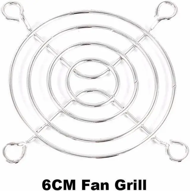 Main image of Computer PC Metal Case Fan Guard Protective Grill for 6CM 60mm Case/HDD DVD Fan