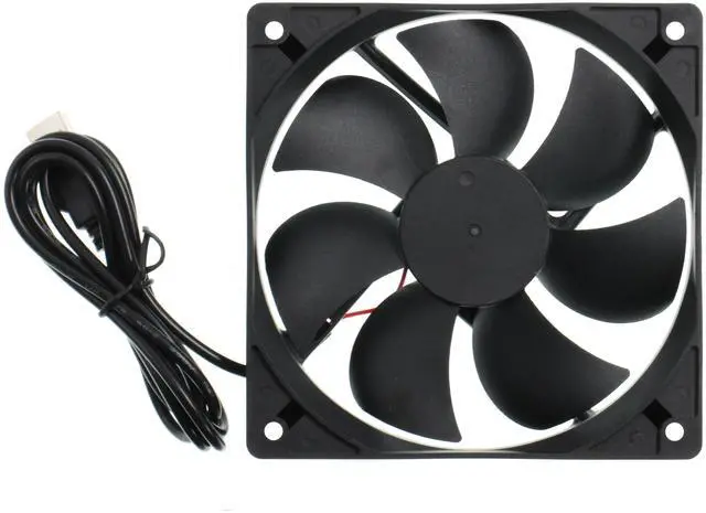 Alt view image 4 of 4 - 1pcs new DC 5V USB 1200rpm 120mm 120x120x25mm 12025S Cooler Motor Brushless Cooling Fan 120mm 5V USB cooling fan