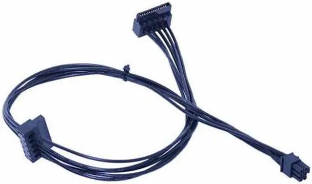 Alt view image 7 of 7 - 6Pin to 15Pin SATA Power Cable Modular Power Supply Cables HDD SSD Power Supply Cables for Dell Vostro 3070 3670 3967 3977 3980
