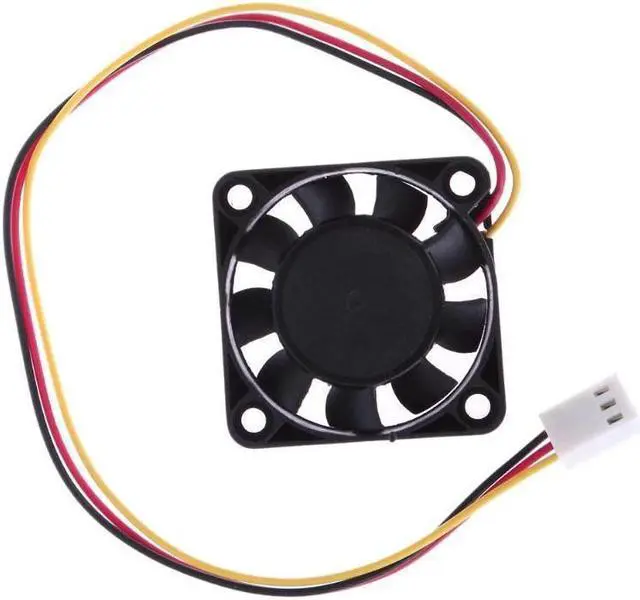 Alt view image 5 of 6 - LEORY 3Pin 40mm*40mm*10MM Durable DC 12V Internal Desktop Computer CPU Case Cooling Cooler Silent Fan 4cm