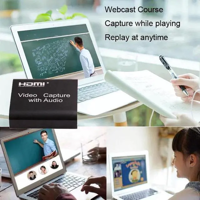 Alt view image 5 of 5 - 4K 1080P HDMI To USB Video Capture Card Loop Audio Out Mic IN Game Recording Box PC Live Streaming Broadcast Plate