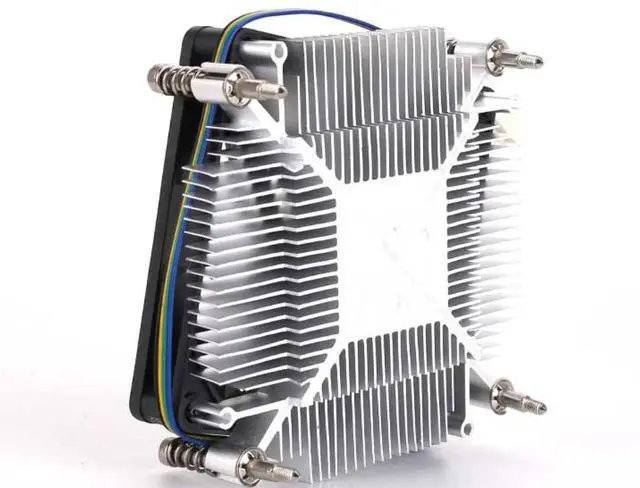 Alt view image 2 of 6 - CPU Cooler Fan Heatsink with 90mm Fan Cooling TDP 90W 4pin PWM CPU Fan for LGA 1155/1150/1151/1156