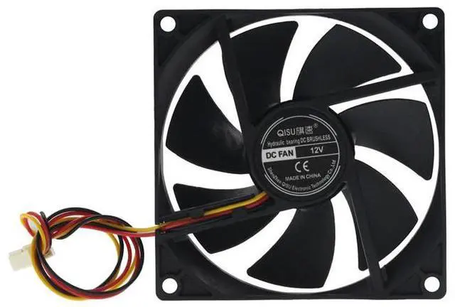 Alt view image 4 of 4 - CPU Cooler Cooling Fan 1pc 12V 3 Pin 9cm 90 x 25mm 90mm CPU Heat Sinks Cooler Fan DC Cooling Fan High Quality
