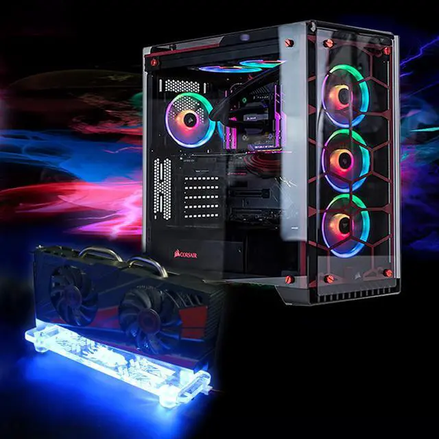 Alt view image 5 of 6 - Mainboard CPU Graphics Card Extention Cables PCI-E 1X to 16X Extender Riser Card SATA 4P Power Cable 4P Adapter Cable