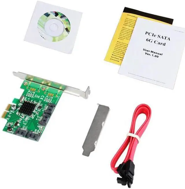 Alt view image 6 of 6 - Mainboard CPU Graphics Card Extention Cables PCI-E 1X to 16X Extender Riser Card SATA 4P Power Cable 4P Adapter Cable
