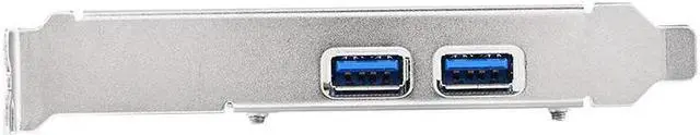 Alt view image 6 of 6 - 2 Port Super Speed USB3.0 5Gbps PCI Express Card 15pin SATA Power Connector Dual Port USB 3.0 PCI E Card Host Controller Cards