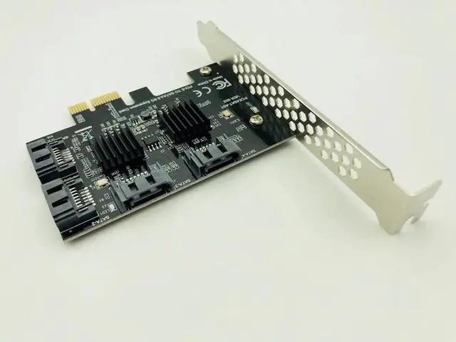 Alt view image 3 of 6 - PCIE to SATA Card/HUB/Controller SATA3 PCI E/PCIE SATA 3 PCI Express SATA 4Port Multiplier Expansion Adapter