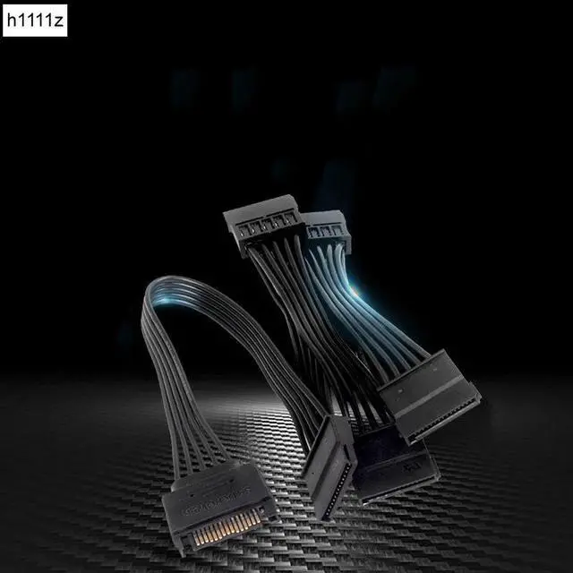 Main image of SATA Power Cable for HDD 15Pin SATA male to 5 ports SATA female SATA Computer Hard Drive Cable HDD Cage Caddy Power Female Cable