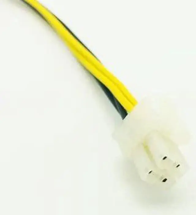 Alt view image 3 of 6 - 1PCS P3 4Pin Power Supply to P4 12V Converter Adapter USB SATA Cable USB Riser Card 4Pin Connector DVI D VGA Dual PSU Cables