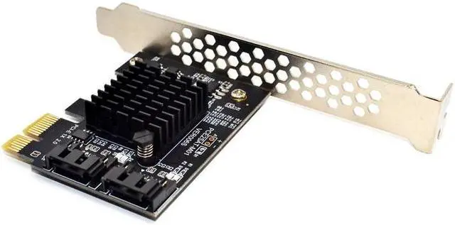 Alt view image 6 of 6 - Add On Card Controller SATA 3 PCIE SATA3 PCIE/PCI E SATA Card/Expansion/Multiplier PCI Express SATA Port Marvell 88SE9125