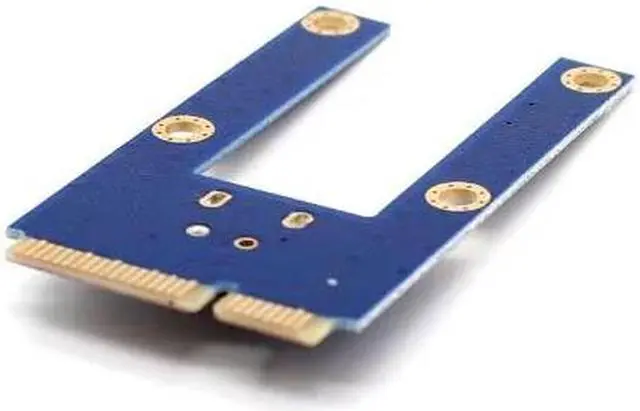 Alt view image 4 of 6 - Amify 60cm USB 3.0 Mini PCI E to PCIe PCI Express 1x to 16x Extender Riser Card Adapter Extension Cable for Bitcoin BTC Miner Mining