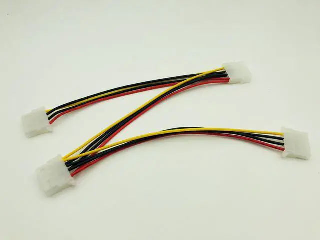 Main image of 4Pin Power Cable 4Pin Molex Male to 3 Port Molex IDE Female Power Supply Splitter Adapter Computer 4Pin IDE Power Cord