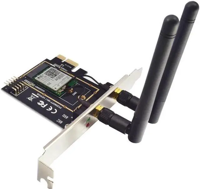 Alt view image 2 of 6 - PCI Express 1X M.2 NGFF Key A A+E to Mini PCI E Adapter Wireless WiFi Bluetooth Network Card ConverterM2 NGFF Support 2230 2242