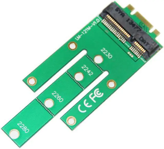 Alt view image 4 of 4 - M.2 NGFF to MSATA Adapter NGFF M2 B SATA Based Solid State Drive to MSATA Converter Card for Computer PC for Windows WinCE Linux