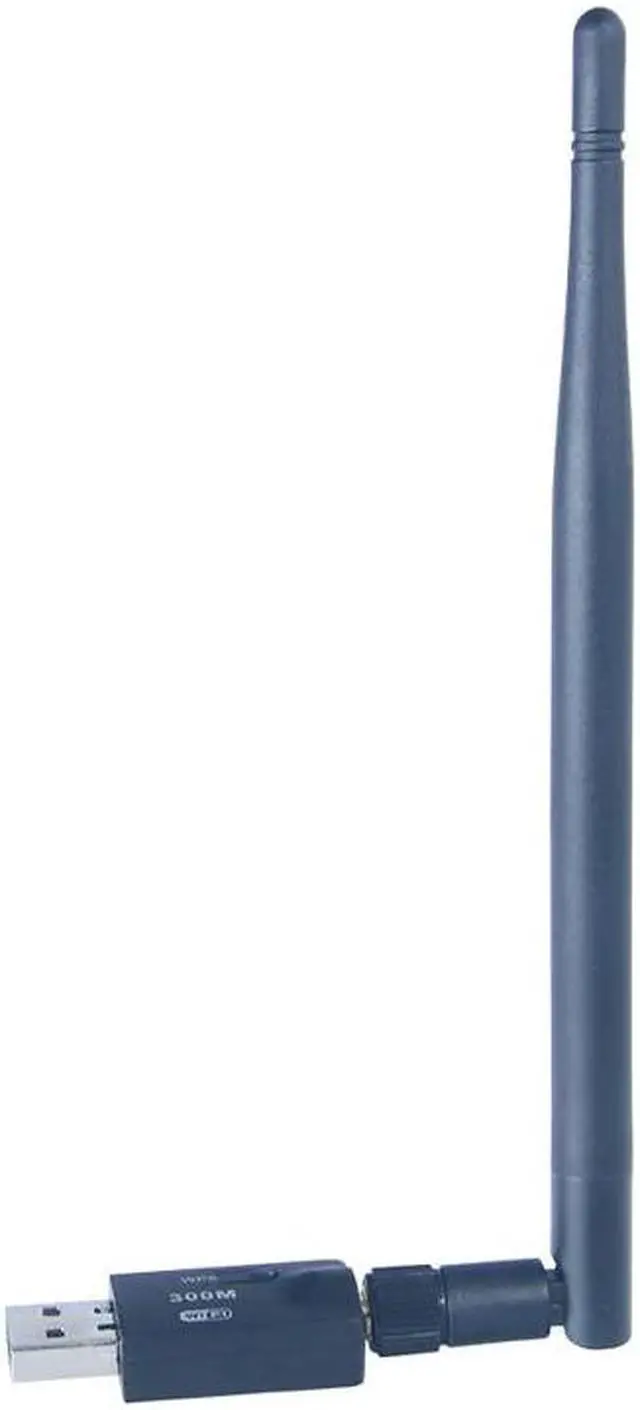 Alt view image 2 of 5 - 300Mbps Wireless USB Wifi Adapter LAN Card 802.11g/b/n Mini WLAN PC Wi Fi Receiver External Wifi Dongle 5dB Wi Fi Antenna