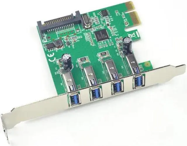 Alt view image 3 of 6 - Mainboard CPU Graphics Card Extention Cables PCI-E 1X to 16X Extender Riser Card SATA 4P Power Cable 4P Adapter Cable