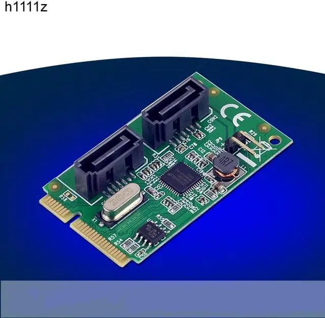 Main image of Mini PCI Express 2.0 ASM1061R Chipset SATA 6Gbps RAID Controller Card 2 port SATA 3.0 Support RAID0 RAID1 SPAN