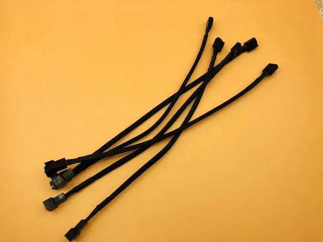 Main image of 5PCS CPU Computer Case Fan Power Extension Cable Motherboard 4Pin PWM Fan Connector Computer Case Extension Power Cable