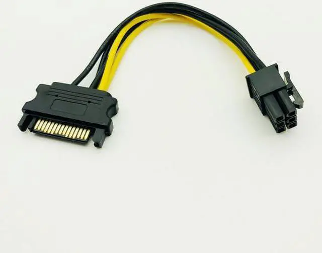 Alt view image 5 of 6 - Super stable VER006C PCIE Riser PCI E Express 1x to 16x Graphics Card Riser Adapter SATA to 6pin IDE Power Supply For BTC Mining