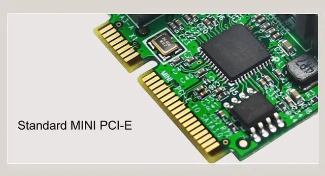 Alt view image 6 of 6 - Sale Mini PCI E to SATA Expansion Card 2 Port SATA3.0 HDD 6Gbps Mini PCI E SATA HDD SSD Adapter Convert Card ASM1061 Chipset