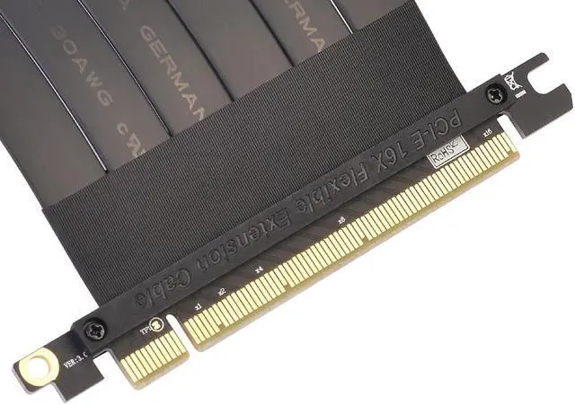 Alt view image 6 of 6 - NEW Computer Cable Connector PCI Express Extension Cable Riser Card PCI E 16X PCIE Extender PC Cable Graphics Card Riser Adapter