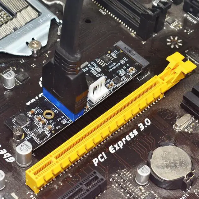 Alt view image 5 of 6 - M.2 NGFF NVME to USB 3.0 19pin Header Convert NGFF Card to 2 Port USB3.0 Expansion Card Transfer Adapter IDE 4PIN Power Supply