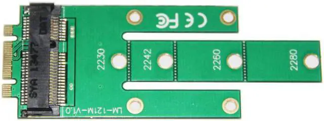 Alt view image 2 of 4 - M.2 NGFF to MSATA Adapter NGFF M2 B SATA Based Solid State Drive to MSATA Converter Card for Computer PC for Windows WinCE Linux