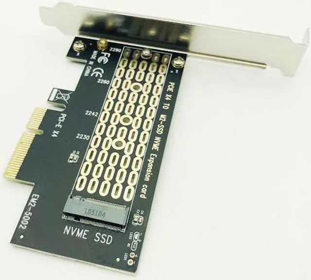 Alt view image 5 of 6 - 6PCS PCIE to M2 Adapter Riser Card PCI Express to M.2 NVME SSD PCIE Adapter M Key NVME SSD M2 PCIE Card Computer Expansion Cards