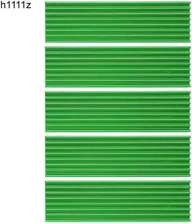 Main image of 5PCS M.2 Heatsink SSD Aluminum alloy Dissipation Radiator Cooling Heat Sink Thermal Pads for M.2 NGFF 2280 PCI E NVME SSD Green