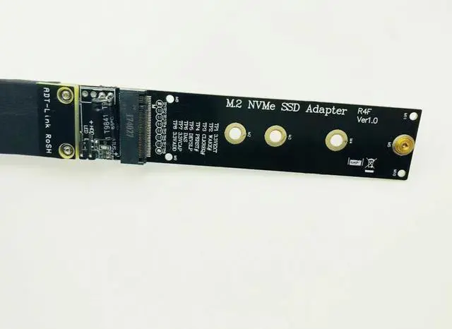 Alt view image 4 of 6 - Mainboard CPU Graphics Card Extention Cables PCI-E 1X to 16X Extender Riser Card SATA 4P Power Cable 4P Adapter Cable