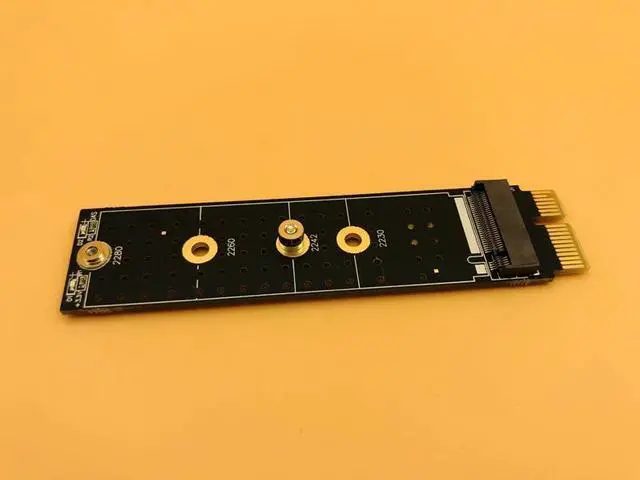 Alt view image 5 of 6 - PCIE to M2 Adapter PCI E PCI Express M Key Connector NVMe SSD M2 PCIE X1 Raiser Supports 2230 2242 2260 2280 M.2 SSD Full Speed
