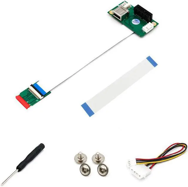 Main image of Mainboard CPU Graphics Card Extention Cables PCI-E 1X to 16X Extender Riser Card SATA 4P Power Cable 4P Adapter Cable